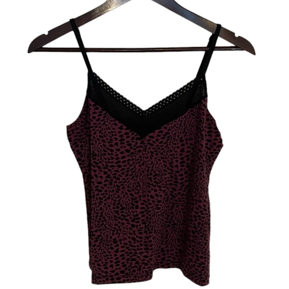 Everett Cosabella Pink and Black Leopard Print Tank Top Women’s Size S - Picture 1 of 6